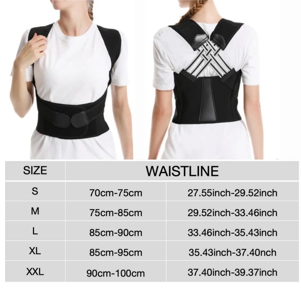 Back Brace Posture Support for Women and Men - VeloCart