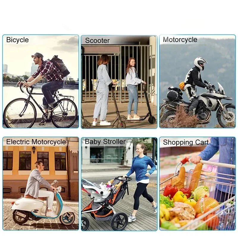 Universal 360° Rotatable Non-Slip Bicycle Phone Holder Adjustable Stand for MTB Bike Moto Motorcycle Durable Cycling Accessory - VeloCart