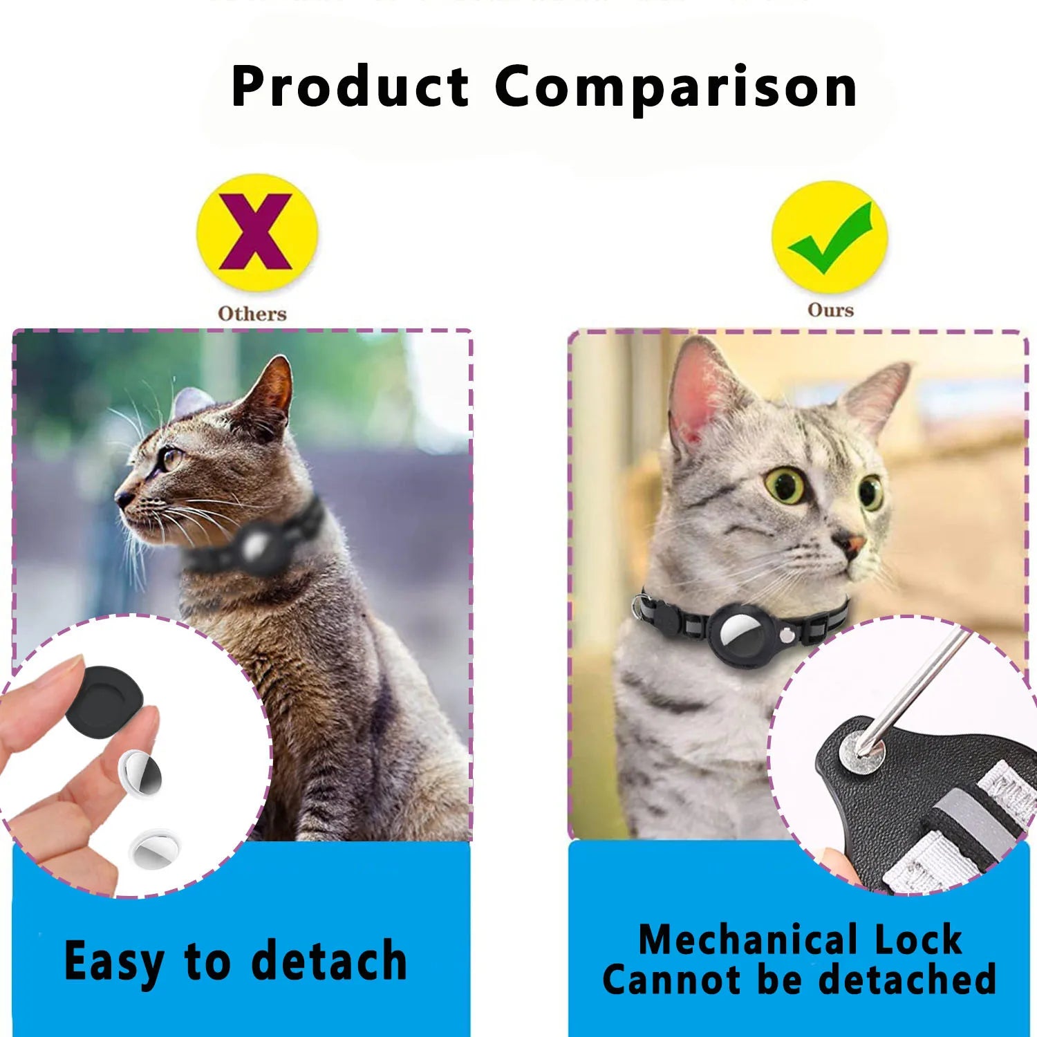 Cat AirTag Holder Collar - VeloCart