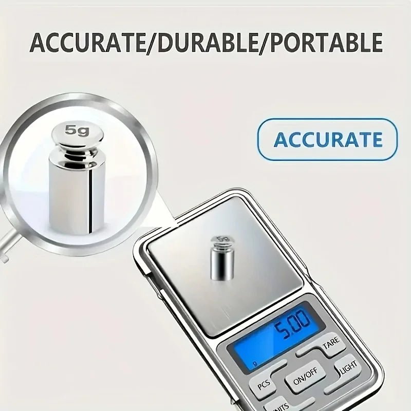 High Precision 500g/0.01g Mini Pocket Scale - VeloCart