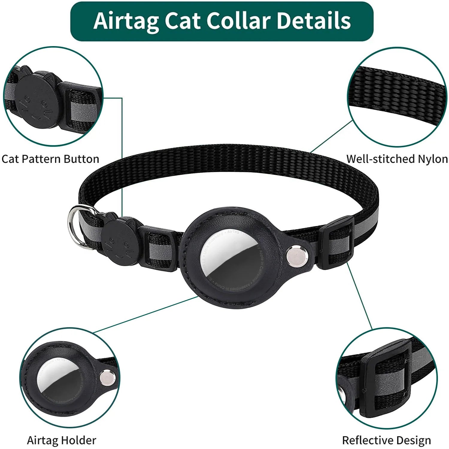 Cat AirTag Holder Collar - VeloCart